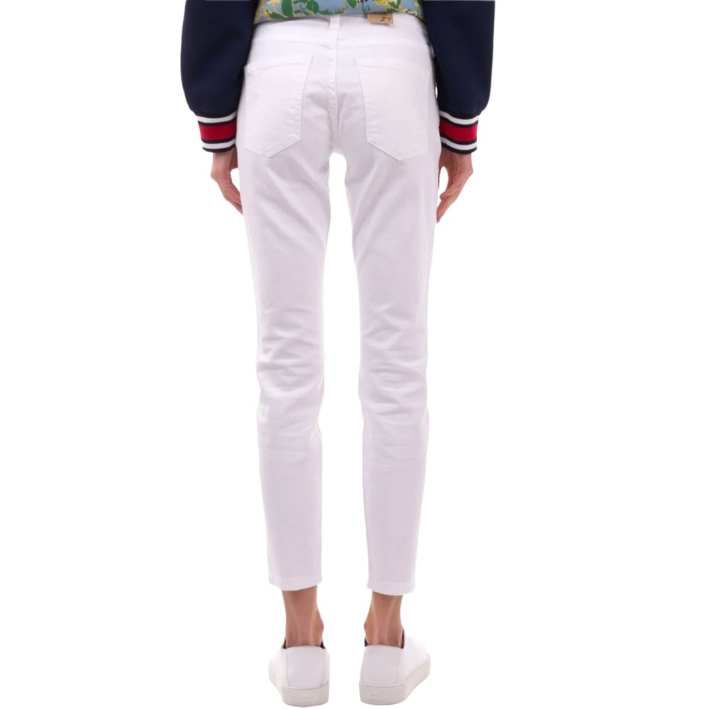 Current Elliot The Stiletto White Tattered Distressed Jeans Size 26 NWT - Picture 4 of 12